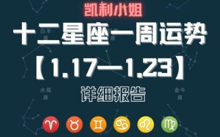 12星座本周运势成绩预测?十二星座本周运程