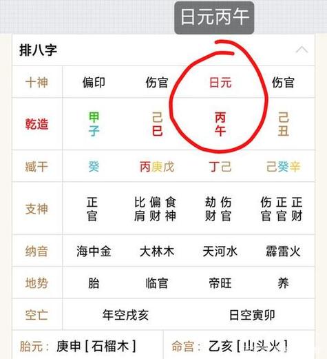 生辰八字日元甲子?甲日元命理