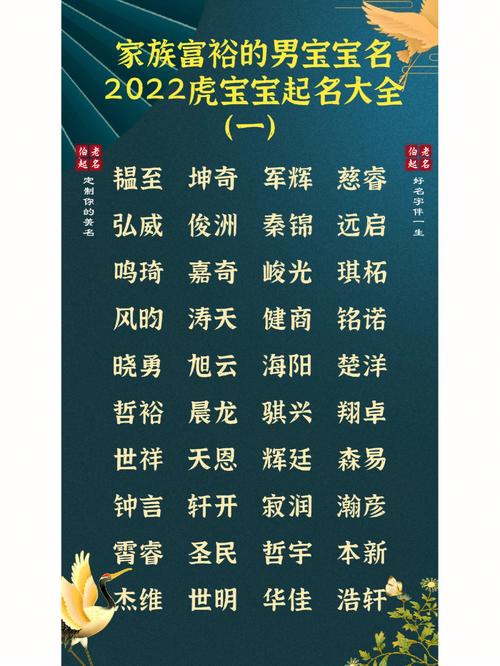 虎宝宝可以取名屿吗?虎宝宝取名字最佳字2022